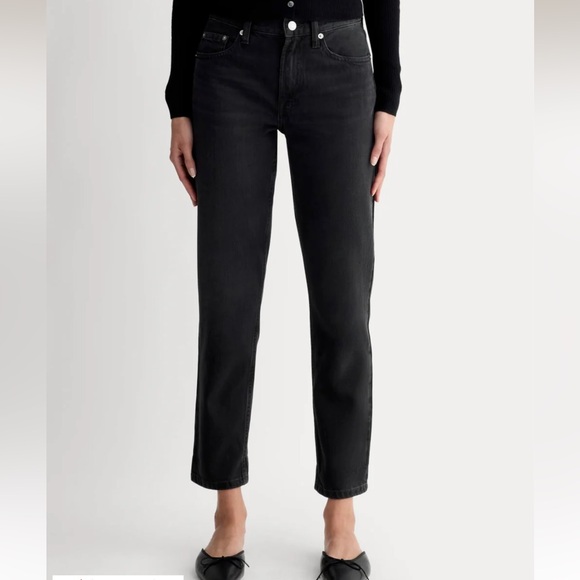 Free shipping! Everlane The Super-Soft Relaxed Jean - Black (Stormy) Size 25 - Picture 13 of 13